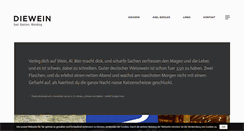 Desktop Screenshot of diewein.com