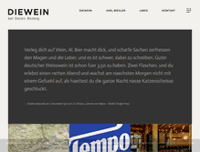 Tablet Screenshot of diewein.com